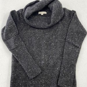 Womens black cowl neck LOFT sweater